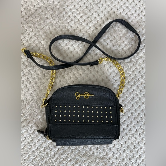 Jessica Simpson Black Mini Crossbody Wallet - Picture 1 of 8